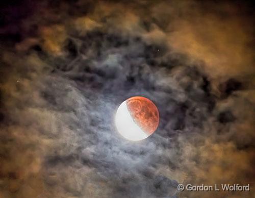 Clouded Harvest Moon Eclipse_P1190454.jpg - Photographed at Smiths Falls, Ontario, Canada.